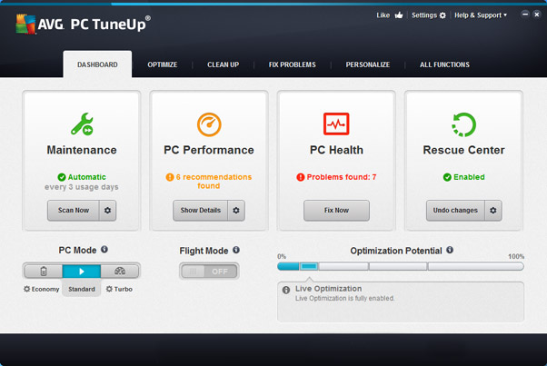 Avg Pc Tuneup 2012 Free Download With License Code